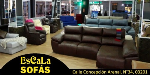 TIENDA DE SOFAS EN ELCHE, ESCALA SOFAS