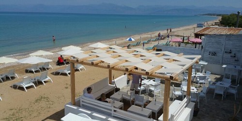White Beach Bar Acharavi Corfu