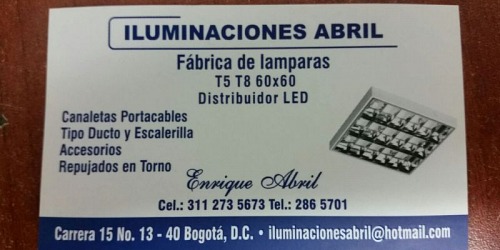 ILUMINACIONES ABRIL