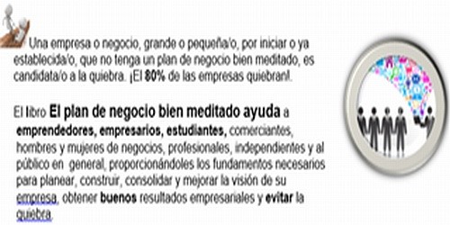 LIBRO EL PLAN DE NEGOCIO BIEN MEDITADO  MIGUEL MORERA  NEIVA