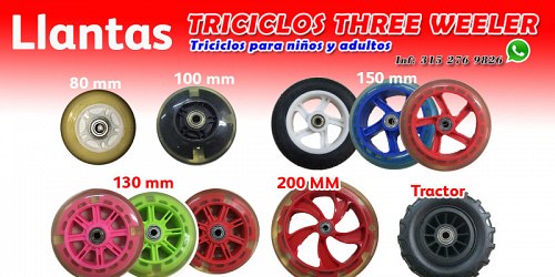 TRICICLOS THREE WEELER