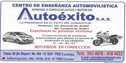 Centro de Enseñanza Automovilistica Autoexito S.A.S