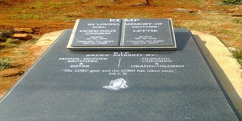 AD GRANITE AND MEMORIALS