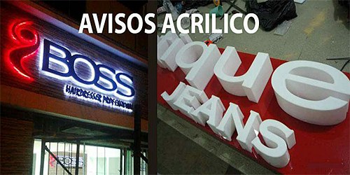 AVISOS LUMINOSOS DECORACRIL