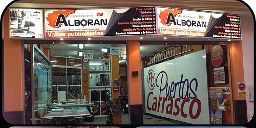 ALBORÁN PUBLICIDAD EXTERIOR, rótulos,vallas publicitarias