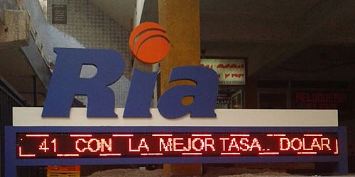 RIA GIROS DE DINERO