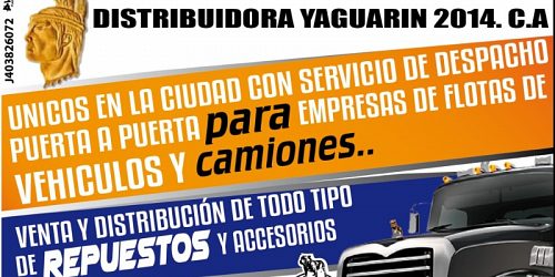 Distribuidora Yaguarin 2014 C.A