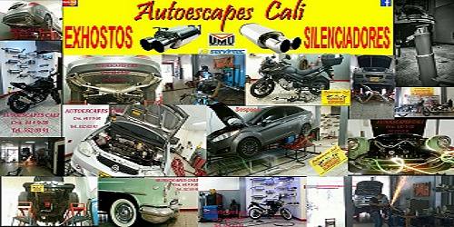 AUTOESCAPES CALI EXHOSTOS SILENCIADORES MOFLES
