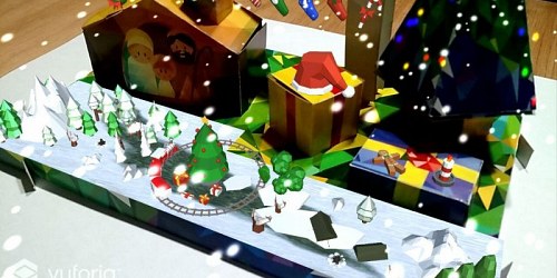 Tarjeta Navidad en Realidad Aumentada