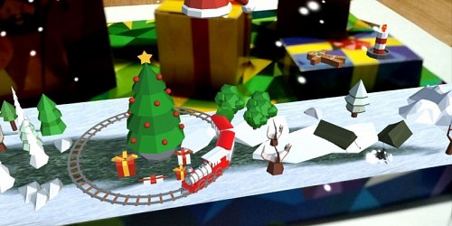 Tarjeta Navidad en Realidad Aumentada