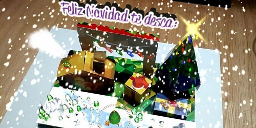 Tarjeta Navidad en Realidad Aumentada