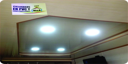 CIELORASOS EN PVC Y CONSTRUCIONES CASA MÍA