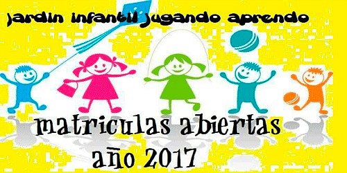JARDIN INFANTIL JUGANDO APRENDO