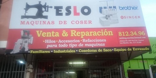 ESLO, MAQUINAS DE COSER EN LOS MOCHIS