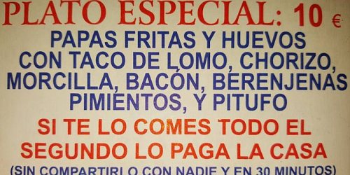 RESTAURANTE PAPAS FRITAS & HUEVOS. Menús Diarios.