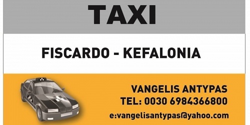 VANGELIS ANTYPAS TAXI DRIVER KEFALONIA