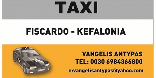 VANGELIS ANTYPAS TAXI DRIVER KEFALONIA