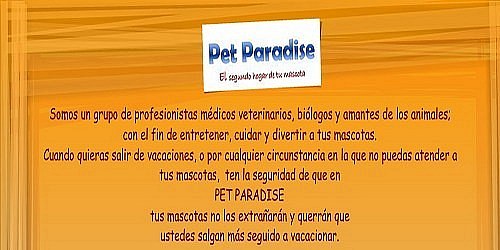 PET PARADISE HOTEL DE MASCOTAS
