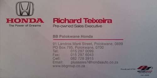 Honda Plus - Richard Teixeira