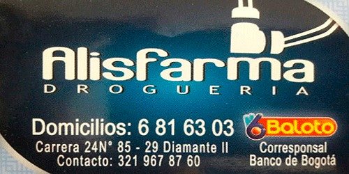 Drogueria Alisfarma