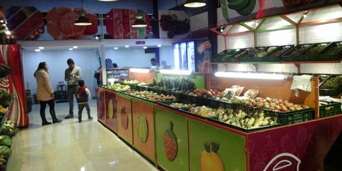 LONCHERITA, carnes, frutas y verduras