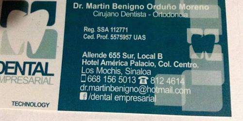 DENTAL EMPRESARIAL DR. JOSE RODOLFO BOBADILLA A.