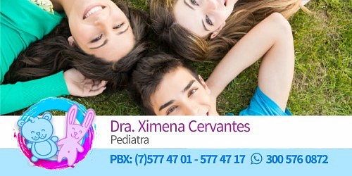 Dra Ximena Cervantes  Pediatra 