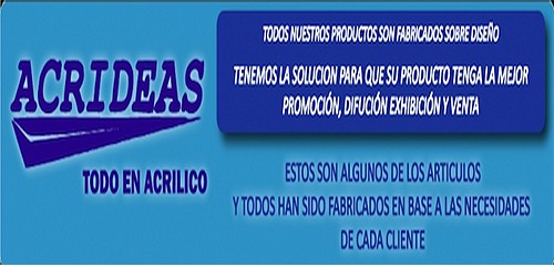 TODO EN ACRILICO "ACRIDEAS!