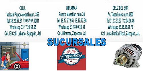 LA COLOMBIANA AUTOPARTES ELECTRICAS