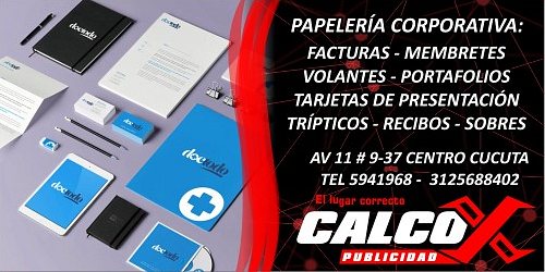 Calco X publicidad Cucuta