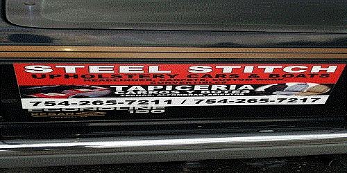 STEEL STITCH UPHOLSTERY CARS & BOATS