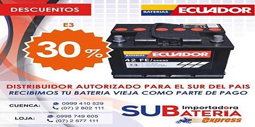 Importadora Su Batería en Cuenca