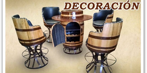 FÁBRICA DE BARRILES, TARROS Y MUEBLES SOUVERNIRS DE MADERA