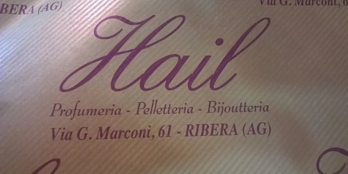 HAIL PROFUMERIA PELLETTERIA BIGJOUTTERIA RIBERA