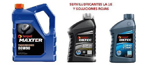 Servilubricantes La 16 Soluciones Rojas