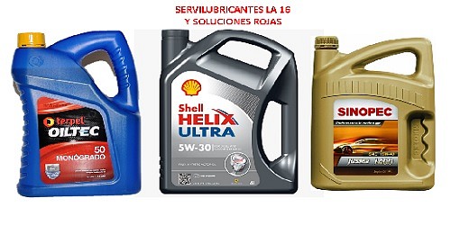 Servilubricantes La 16 Soluciones Rojas