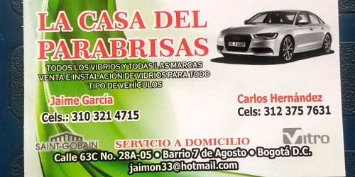 LA CASA DEL PARABRISAS