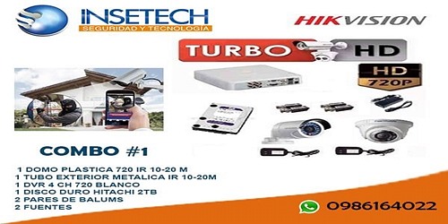 CÁMARAS DE SEGURIDAD EN MACHALA  INSETECH  
