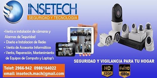 CÁMARAS DE SEGURIDAD EN MACHALA  INSETECH  