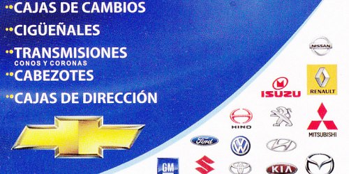 AUTOPARTES CRUZ Cajas de Cambios, Cigueñales y Cabezotes