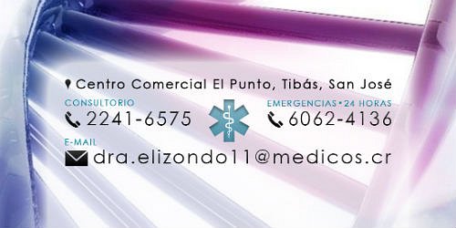Dra. Olga María Elizondo Vásquez, Medico Cirujano