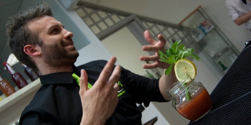 The bartending Center