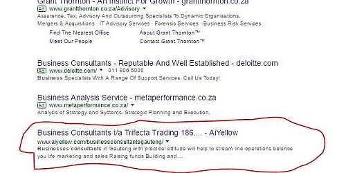 Business Consultants t/a Trifecta Trading 186