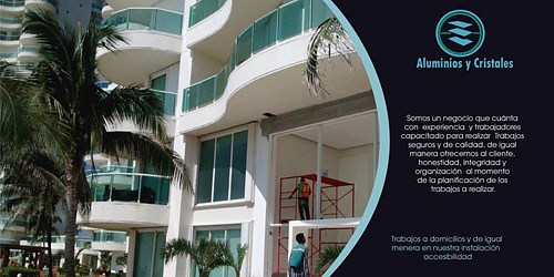 FÁBRICA Y MANTENIMIENTO DE ALUMINIOS Y CRISTALES EN CANCÚN
