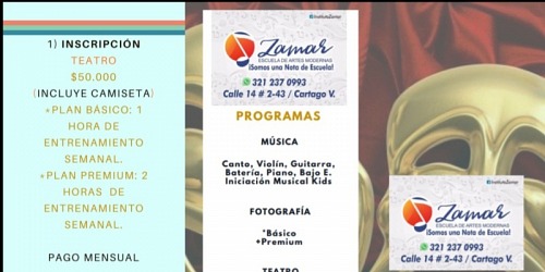 ZAMAR ESCUELA DE MÚSICA MODERNA