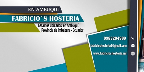 Fabricios Hosteria Ambuqui - Imbabura