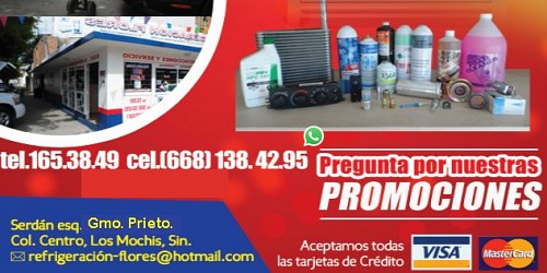 REFRIGERACION Y SERVICIOS FLORES, en Los Mochis