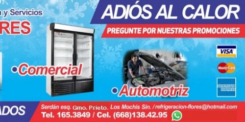 REFRIGERACION Y SERVICIOS FLORES, en Los Mochis