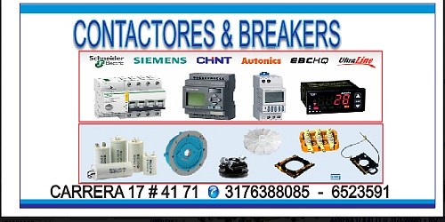CONTACTORES Y BREAKERS INDUSTRIALES