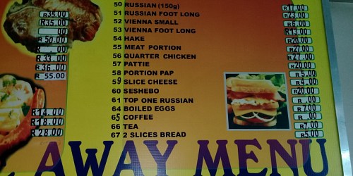 Orchards Motors Take Aways